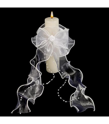 Taufkerze Kommunionkerze 300/60mm Rot-Silber - Mit Persönlicher Beschriftung