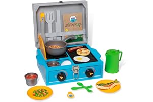 Melissa & Doug |Let's Explore Camp stove play set |Camping Set for Kids | 3+ years | Gift for Boy or Girl