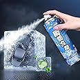 Finzatik 260ML Instant Cooling Spray, Car Freeze Spray, Car Degree of Heat Remover Freeze Deicer Spray, Liquid Nitrogen Spray for Car, Car Cooling Spray, Auto Temperature Removal Kit