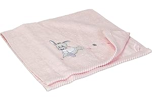 Sterntaler Serviette pour Enfants Emmi Girl, Âge : Dès 0 mois, 30 x 50 cm, Rose