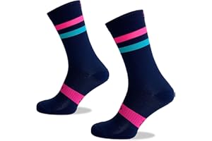 LCTT Chaussettes de Sport Techniques Compressives, Conçues Pour la Haute Performance Dans la Pratique Sportive de la Course à Pied, du Cyclisme, du CrossFit, du Gymnase, Coolmax.