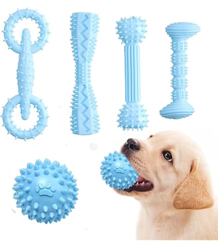 Giocattolo Da Masticare Per Cani In TPR - Con Suono, Per Pulizia Denti E Giochi Interattivi