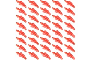 TOYANDONA 100 Stücke Kunststoff Spielzeug Nase Schneemann Karotte Nase Mini Schneemann Nase Santa Claus Nase für DIY Craft Schneemann Der Zubehör Weihnachtsdekoration Herstellt