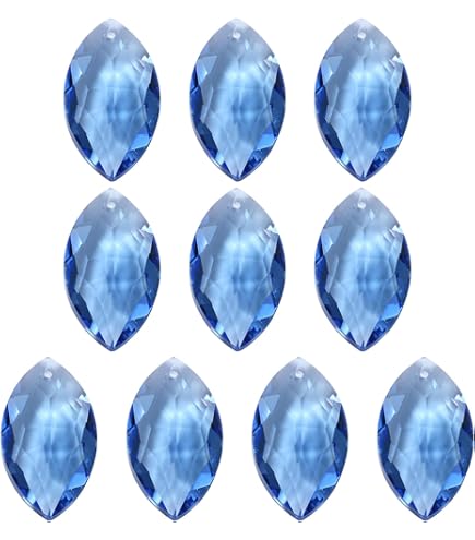 Pendenti Cristallo Goccia K9 Viola Chiaro - 6 Pezzi Per Lampadari Fai Da Te - Foto 5