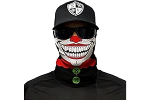 ‎SA FISHING SA Fishing Face Shield Halstuch - viele verschiedene Designs - Multifunktionstuch Schutzmaske Totenkopf Schal Gesichtsmaske Sturmhaube Bandana Ski Motorrad