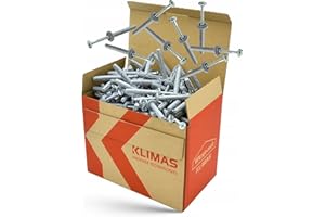 WKRET-MET Chevilles à frapper SMK - Chevilles à clou avec col tête cylindrique (5 x 25-200 pièces)