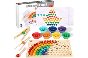 LEAZZLE Giochi Legno Montessori 3-6 Anni, Puzzle Bambini, Giochi Sensoriali e Motricità Fine, Attrezzi Giocattolo, Idee Regalo Ragazzo & Ragazza