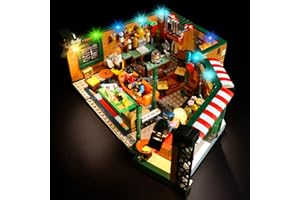 cooldac LED Light Kit for Lego Ideas Central Perk Friends,USB Connecting Lighting Set Compatible with Lego 21319 (Lights Only, No Lego Models)