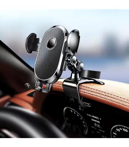 Support Voiture Rotatif 360° - Fixation Par Ventouse Puissante Pour Smartphone - Tableau De Bord & Pare-brise - 9