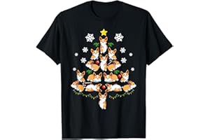MIGLIOR REGALO DI NATALE Gallese Corgi Christmas Tree Pet Pet Dog cuccioli di cane Maglietta