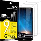 NEW'C 3 Pezzi, Vetro Temperato per Huawei Mate 10 Lite, Pellicola Prottetiva Anti Graffio, Anti-Impronte, Senza Bolle, Durezz