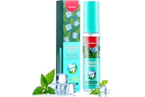 EHIOG Spray D'haleine Buccale, Spray Buccal Haleine Extra Fraîche-20ml, Éliminateur de Mauvaise Haleine, Fraîcheur Instantanée & Portable pour Soin Buccal-Menthe