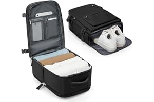 BJLFS Sac à dos Sous Vide Avec Pompe Ryanair 40x20x25 Sac à main Extensible Sac à Vide de Compression Portable Sac à dos de Voyage étanche avec système de compression scellé