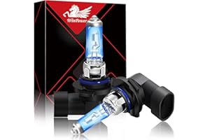 Winpower HB4 / 9006 Halogène Ampoules de phare 100W 5000K Blanc chaud Lampe 12V Auto Voiture Brouillard lumières Feu de position DRL, 2 pièces