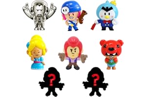 Bizak Brawl Stars Pack 8 figurek Collection - Nita i Frank, wieloosobowa walka figurki, figurki kolekcjonerskie (64112071)
