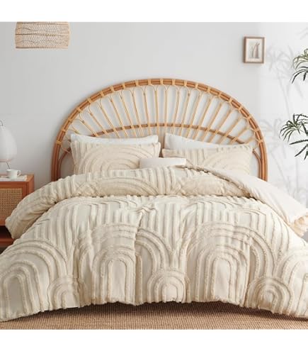Lanqinglv Beddengoed 200 x 220 cm, katoen, bloemen, esthetische planten, renforcé, ÖKO-TEX katoenen beddengoed, oranje bladeren, meisjes, dekbedovertrek met ritssluiting en 2 kussenslopen 80 x 80 cm