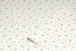 d-c-fix papier adhésif pour meuble décor Tournesol Blanc - film autocollant décoratif rouleau vinyle - pour cuisine, porte, table - décoration revêtement peint stickers collant - 45 cm x 2 m