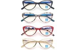 MODFANS Damskie okulary do czytania, filtr niebieskiego światła, dobre okulary, wysokiej jakości, wygodne, super pomoc w czytaniu, okulary do czytania, okulary damskie, odporne na niebieskie światło