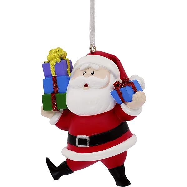 Hallmark Keep On Mowin' Ornament - Santa Claus Lawn Mowing Christmas Decoration