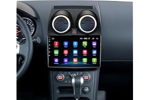 AUOMETO [1+32G] Android 13 Radio Coche para Nissan Qashqai J10 (2006-2016), 9 Pulgadas Pantalla Táctil con Bluetooth/GPS/FM/RDS/WiFi/USB Enlace Espejo/Mandos en el Volante+Canbus+Cámara