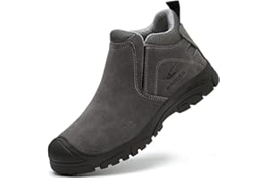 IYVW Sicherheitsschuhe Herren Damen S3 Luftkissen Arbeitsschuhe Leicht Sportlich rutschfest Schutzschuhe Dämpfung Stahlkappe