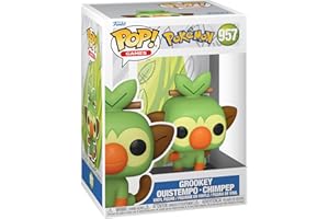Funko Pop! Games: Pokemon - Grookey - Ouistempo - Figurine en Vinyle à Collectionner - Idée de Cadeau - Produits Officiels - Jouets pour Les Enfants et Adultes - Video Games Fans