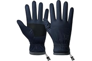 Long Keeper Zimowe rękawiczki męskie, wiatroszczelne, do ekranu dotykowego, termiczne, wodoodporne, na zimną pogodę, ciepłe rękawiczki do jazdy na rowerze, biegania, wędrówek, jazdy na nartach,