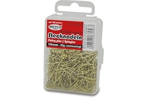 STECKNADELN Meyco Spilli da 18 mm SHARP_PIN 50 g oro metallo classico