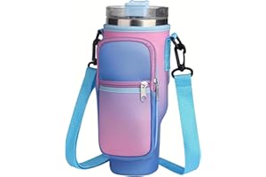 ORTVIAI Torba do przenoszenia Stanley Cup 40 oz, akcesoria do kubków podróżnych, torba Stanley Quencher z regulowanymi paskami na ramię