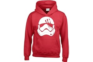 JLB Print Storm Trooper Slashed Helmet Sci Fi Movie Film Inspired Premium Quality Unisex Hoodies for Men, Women and Teens