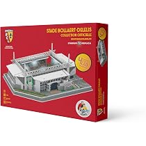 Megableu - Puzzle 3D Stade Bollaert-Delelis RC Lens - 147 Pièces Avec éclairage LED - Maquette à Monter Megableu - Puzzle 3D Stade Bollaert-Delelis RC Lens - 147 Pièces Avec éclairage LED - Maquette à Monter