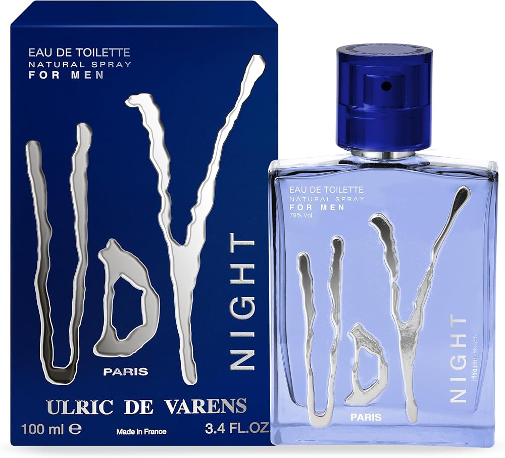 Ulric de Varens UDV Night - EDT 100ML Erkek Parfüm | Ananaslı Warm Amber Woody Erkek Kolonyası, Tarçın & Tonka Fasulyesi - Fransız Yapımı, Vegan & Zulümsüz