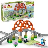 LEGO DUPLO Town Tren K&ouml;pr&uuml;s&uuml; ve Rayları Ek Macera Seti 10426 &ndash; 2 Yaş ve &Uuml;zeri Erkek ve Kız &Ccedil;ocuklar İ&ccedil;in İnşa Edilebilir Eğit