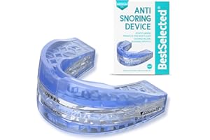 BESTSELECTED Anti Snoring Devices: Anti Snoring Devices Sleep Apnea Mouthpiece - Adjustable Snore Stopper Mouth Guard - Stop Snoring Aids for Women Men