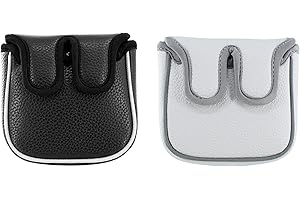 BIG TEETH Housse de protection carrée pour putter central de golf pour club de golf de grande taille modèle TOUR TaylorMade Ghost Spider