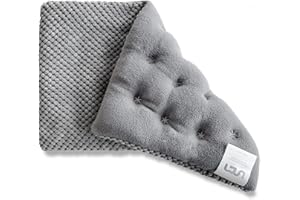 UNCN Wide Microwave Heat Pad 40 * 23CM with Washable Cover - Unscented Wheat Bags Microwavable for Back, Neck, Shoulder & Abdomen - Star-Like Design