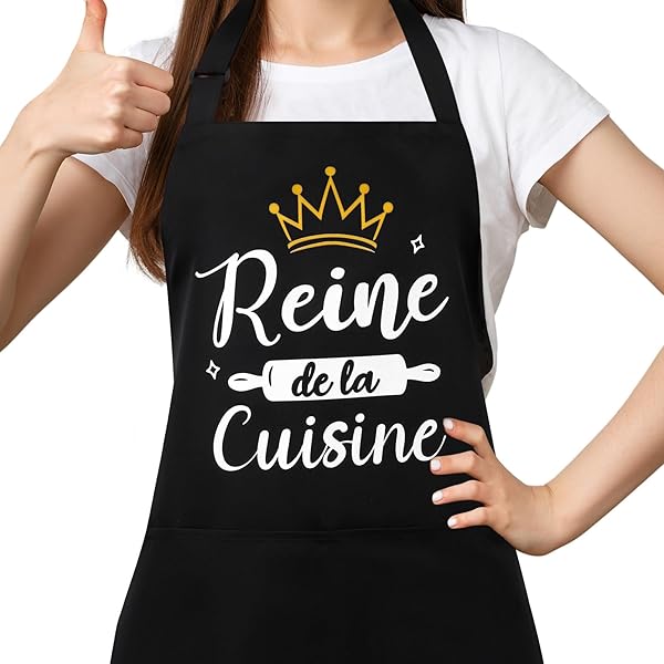 Tablier De Cuisine Unisexe – Motif Bonhomme En Pain D'épice – Polyester Résistant à L'huile, 52x72 Cm