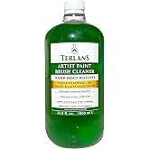 Terlans Sanatsal Boya ve Fır&ccedil;a Temizleyici 1000 ml - Yağlı ve Akrilik Boya Temizleyici - Artist Brush Cleaner
