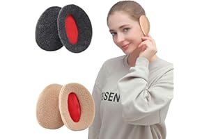 BDSHUNBF 2 Pares Orejeras Sin Banda, Orejeras de Invierno Unisexo, Calentadores De Orejas Sin Banda, Orejeras Para Exteriores Para Hombres Y Mujeres, Orejeras Sin Diadema