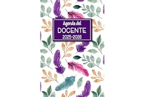 Agenda del Docente 2025-2026: Organizzatore Professore Settimanale | Pianificare e organizzare l'anno scolastico 2025-2026 | 2 Pagine = 1 Settimana | ... 6" x 9" - [15,24 x 22,86 cm] | 173 pagine