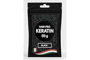 HAIRPRO EXTENSION HairPro Granuli di Colla alla Cheratina Italiana – Nero #1 | 50g per Extension Capelli e Tecniche di Fusione I-Tip