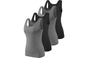 vislivin Camisetas sin Mangas Casuales elásticas Supersoft Camisole para Mujer