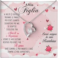 KIDULT Bracciale Donna Acciaio 316L Con Ciondolo Cuore - 'Se Potessi Esprimere Un Desiderio, Sceglierei Te' - Love