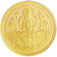 Malabar Gold & Diamonds 24k (999) Goddess Lakshmi 2 gm Yellow Gold Coin