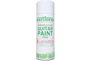 dartfords Arctic White Nitrocellulose Guitar Paint 400ml Aerosol