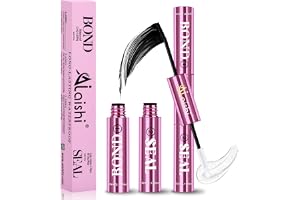 AILAISHI Obeyalash Eyelash Bond & Seal – 2-i-1 Ögonfranslim & Förseglare, 150 Timmar Vattentät, Hypoallergen, Latexfri för känsliga ögon – DIY Franskluster Hemma – Inga rester (5+5 ml