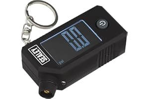 Sealey TSTPG12 Jauge de pression des pneus numérique et de profondeur de bande de roulement avec LED