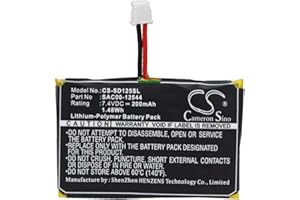 CAMERON SINO CS-SD125SL Batteries 200mAh Compatible avec [Sportdog] HoundHunter SD-3225 SR-300 Receiver, ProHunter SD-2525 SR-300 Receiver, SD-1225 Trainer Receiver, SD-1225E Receiver, SD-1825 Trainer Receiver, S