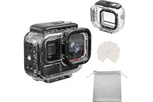Buziba Funda impermeable para buceo subacuático, carcasa protectora para cámara de acción Insta360 Ace Pro de 60 m/197 pies