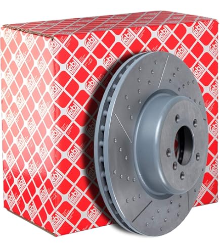Blue Print ADG04375 Brake Disc Set (2 Brake Disc) Rear, Full, No. Of Holes 4